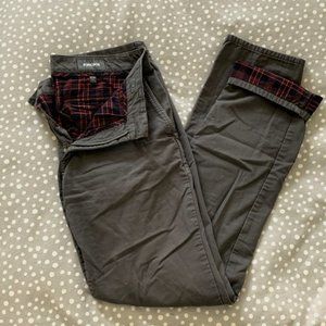 32W Bonobos Flannel Lined Chinos